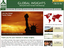 Tablet Screenshot of globalinsights.org